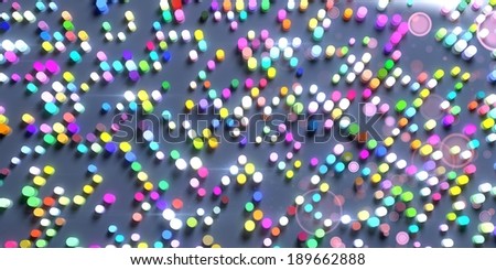 Color background circles pattern