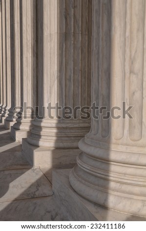Pillars of the Supreme Court of the United States of America