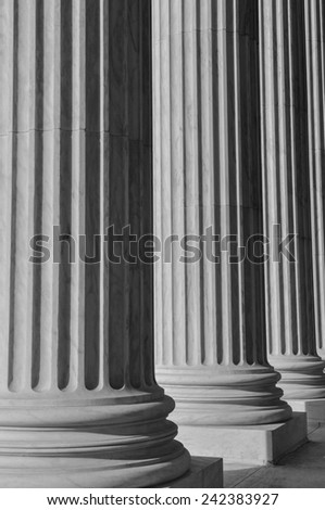 Columns at the Supreme Court of the United States