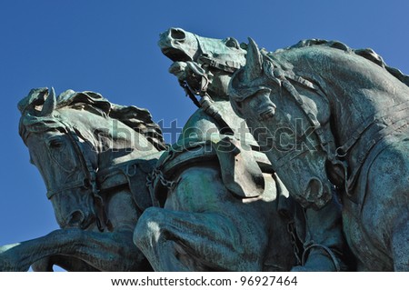 Civil War Horse Statue in Washington DC