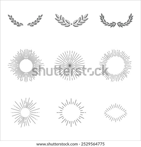 MULTIPLE ICON VECTOR ILLUSTRATION DESIGN