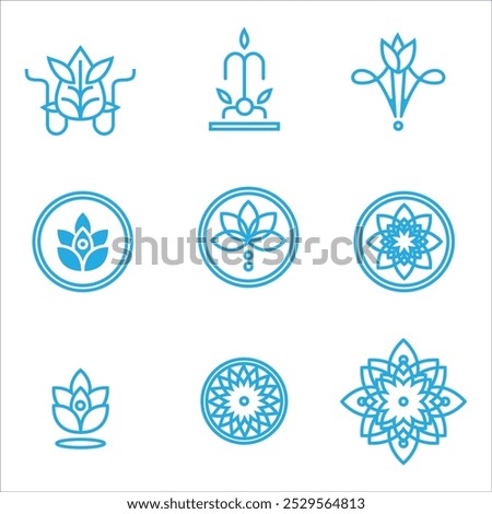 MULTIPLE ICON VECTOR ILLUSTRATION DESIGN