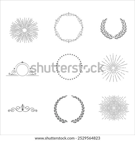 MULTIPLE ICON VECTOR ILLUSTRATION DESIGN