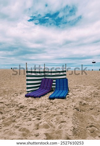 Similar – Foto Bild Verknüpfung Strandkorb