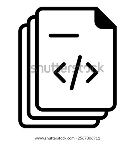 Code Icon Element For Design