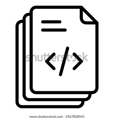 Code Icon Element For Design