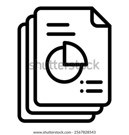 Presentation Icon Element For Design