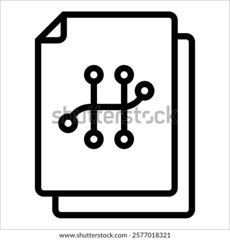 Version Control Icon Element For Design