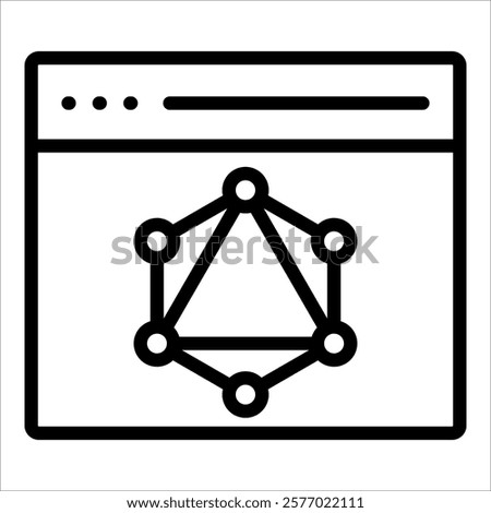 Graphql Icon Element For Design