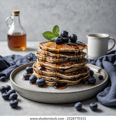 Similar – Image, Stock Photo Nibbling honey out of the jar with a spoon