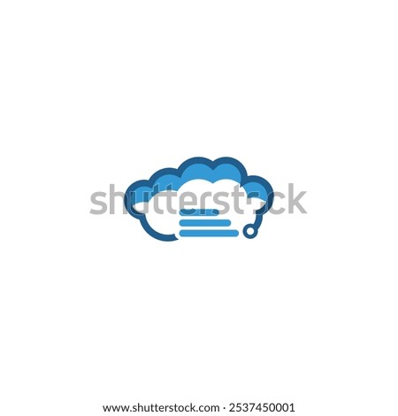 vector cloud logo design template