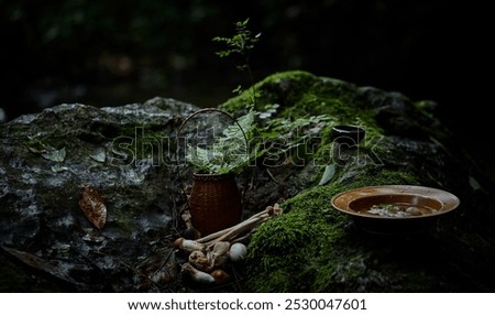 Similar – Image, Stock Photo wild fern Harmonious Calm