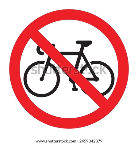 Similar – Image, Stock Photo Bicycle Prohibition Road Signs