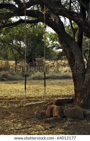 An Old Style Swing on a Farm, South Africa