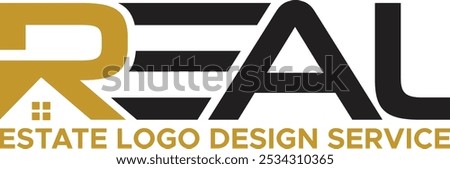 Text Based Real Estate Logo Design