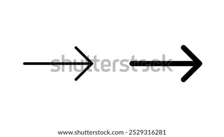 Next arrow icon concept. Stock vector