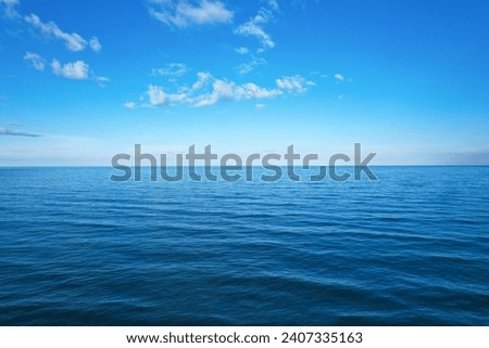 Similar – Image, Stock Photo Ocean view in the cloudy day