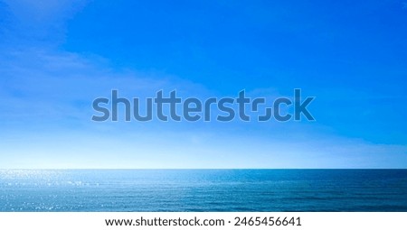 Similar – Foto Bild Der Himmel, das Meer, ein Leuchtturm. Im Vordergrund  wächst wild durcheinander der Strandgarten