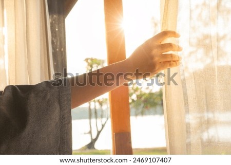 Similar – Image, Stock Photo There is a holiday apartment for rent in this particularly dreary corner of an East German small town