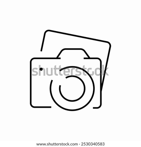 camera concept icon sign vector