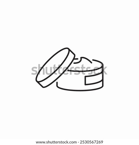 face powder make up icon sign vector