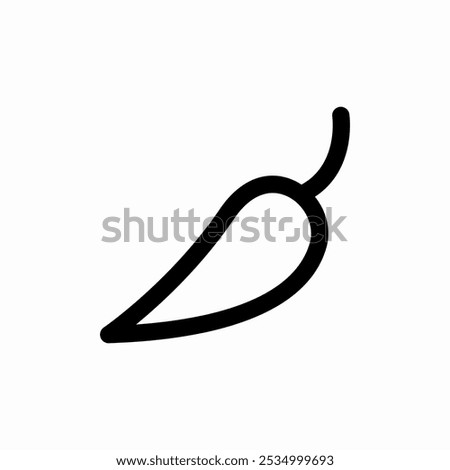 chilli pepper icon sign vector