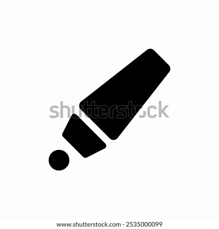 marker highlighter icon sign vector