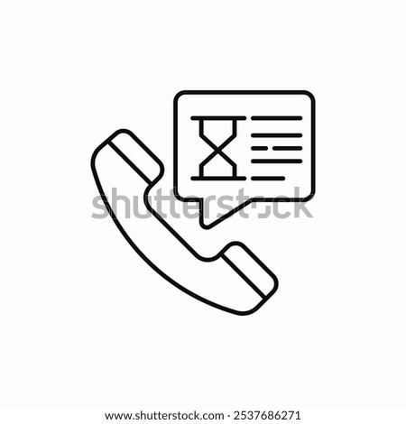 call hold icon sign vector