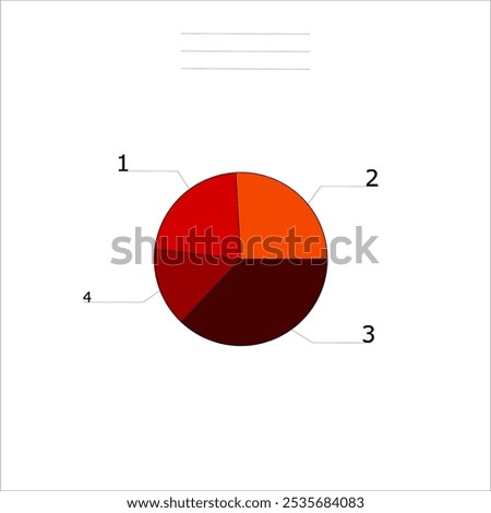 Color pie chart for six
slots.