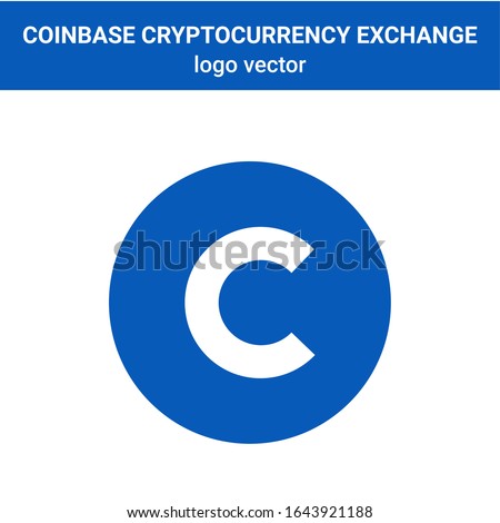 Coinbase cryptocurrency exchange vector logo