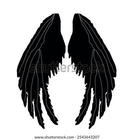 Fallen store angel wings.
Black Angel wings