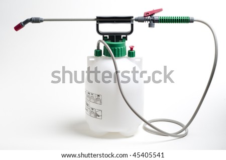 Large Spray Container And Nozzle Used For Spraying Chemicals Stock ...