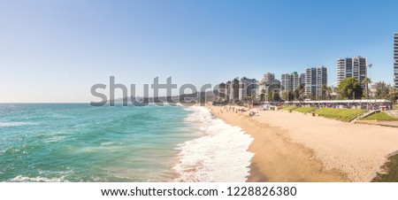 Similar – Foto Bild Strand an der chilenischen Küste bei Valparaiso