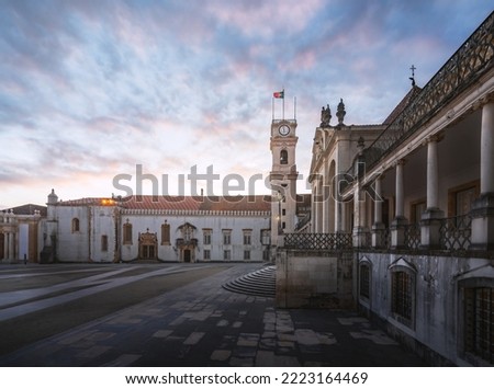 Similar – Foto Bild Das Stadtbild von Coimbra bei Sonnenuntergang, Portugal