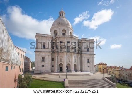 Image, Stock Photo National Pantheon in Lisbon (Portugal)