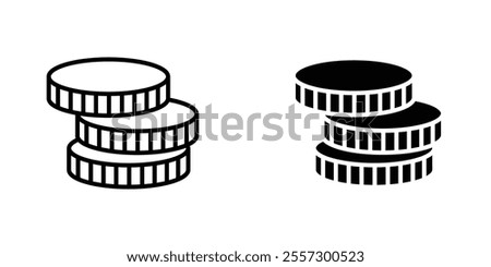 Similar – Image, Stock Photo Stacked cent coins on a wooden table