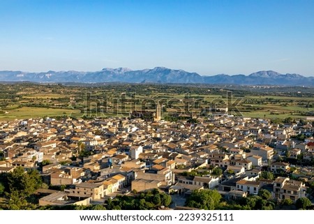 The town of Manacor inTown in Majorca, Spain. Zdjęcia stock © 