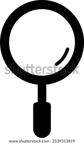 magnifying glass plus focus lens seek search zoom ciew symbol icon find flat discover detect detective enlarge checklist