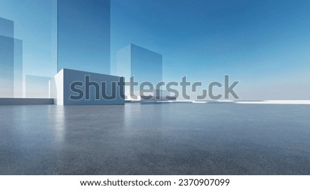 Similar – Image, Stock Photo Modern building in shape of well