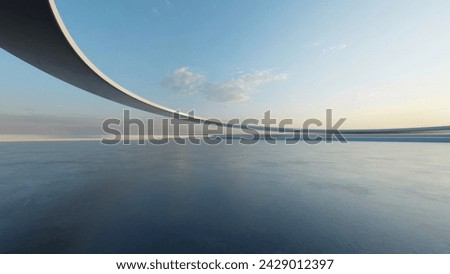 Similar – Image, Stock Photo Asphalt with wavy structures accentuated by light sand