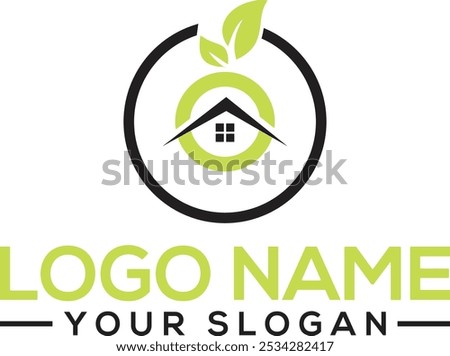 home Eco house Circle logo