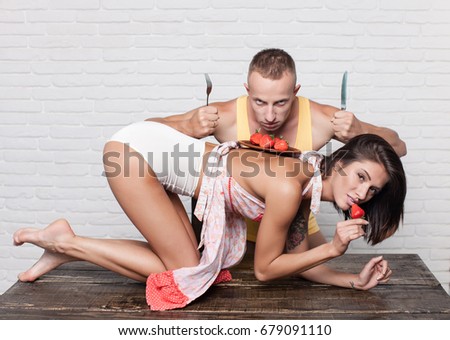 Mg midget repairs Couple having sex with food