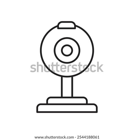 Webcam icon. isolated vector icon.