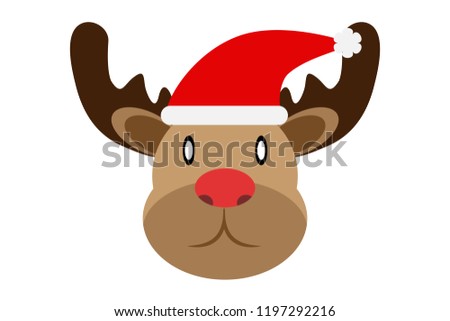 Santa Claus reindeer.