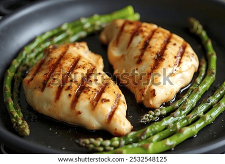 Similar – Image, Stock Photo Chicken on a chicken farm