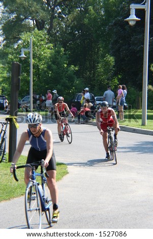 riding stage of an iron man event