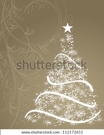 Similar – Image, Stock Photo Christmas tree in wave form