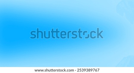 A smooth gradient of blue tones, transitioning from light sky blue at the top to deep blue at the bottom, creating an abstract background. Vector illustration