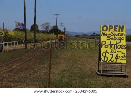 Similar – Image, Stock Photo Railway to the sugar loaf