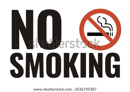  No Smoking On This Site Symbol Sign, Vector Illustration, Isolated On White Background Label. vector sign no smoking in this area.  EPS10. No smoking cigarette sign
